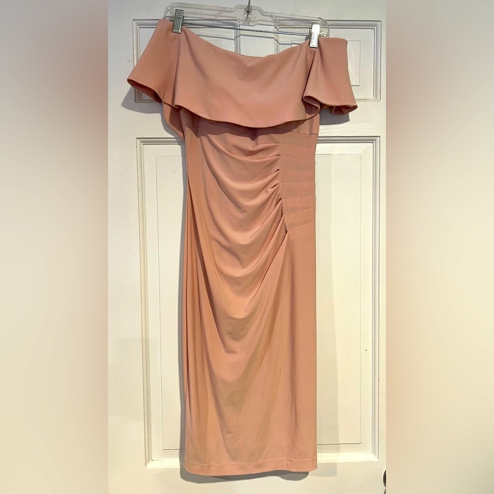 Strapless X By Xscape Pink Dress